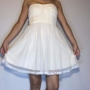 Charlotte Russe strapless tulle dress- above knee